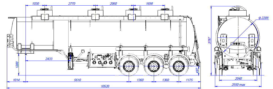 SF3335_4S_01 4 отсека, ССУ 1250