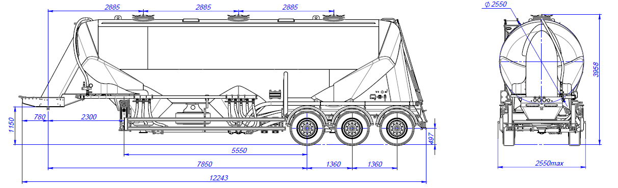 SF3U48_3A_05 ССУ 1150, 3 отсека