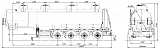 4х осный бензовоз полуприцеп стальной SF4332.4S_26 - 1 |  ЗАО «Сеспель»