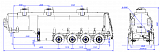 4х осный бензовоз полуприцеп стальной SF4332.3S_14 - 1 |  ЗАО «Сеспель»