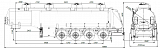 4х осный бензовоз полуприцеп стальной SF4332.4S_28 - 1 |  ЗАО «Сеспель»