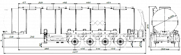 SF4932.5N_01, 32м3, 5 отсеков, ССУ 1150 SF4932.5N_01, 32м3, 5 отсеков, ССУ 1150 - ЗАО «Сеспель»