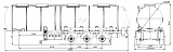 SF3928.4N_03, 28 м3, 4 отсека, ССУ 1150 - 1 |  ЗАО «Сеспель»