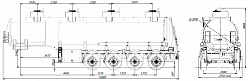 4х осный бензовоз полуприцеп стальной SF4332.4S_23 - ЗАО «Сеспель»