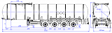 4х осный битумовоз полуприцеп стальной SF4B32.1S_04 - 1 |  ЗАО «Сеспель»
