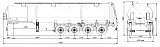 SF4332.3S_100, 32м3, 3 отсека, ССУ 1150 - 1 |  ЗАО «Сеспель»