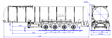 4х осный битумовоз полуприцеп стальной SF4B32.1S_13 - 1 |  ЗАО «Сеспель»