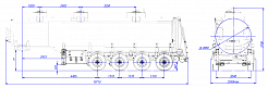 4х осный бензовоз полуприцеп стальной SF4332.3S_09 - ЗАО «Сеспель»