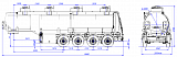 4х осный бензовоз полуприцеп стальной SF4332.4S_08 - 1 |  ЗАО «Сеспель»