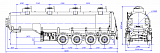 4х осный бензовоз полуприцеп стальной SF4332 - 5 |  ЗАО «Сеспель»