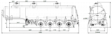 4х осный бензовоз полуприцеп стальной SF4332.3S_27 - 1 |  ЗАО «Сеспель»