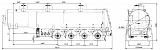 4х осный бензовоз полуприцеп стальной SF4332.3S_30 - 1 |  ЗАО «Сеспель»