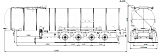 4х осный битумовоз полуприцеп стальной SF4B32.1S_18 - 1 |  ЗАО «Сеспель»