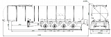 4х осный битумовоз полуприцеп стальной SF4B32.1S_25 - 1 |  ЗАО «Сеспель»