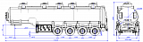 4х осный бензовоз полуприцеп алюминиевый SF4338.5A_01 - 1 |  ЗАО «Сеспель»