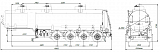 4х осный бензовоз полуприцеп стальной SF4332.3S_22 - 1 |  ЗАО «Сеспель»