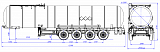 4х осный битумовоз полуприцеп стальной SF4B32.1S_11 - 1 |  ЗАО «Сеспель»