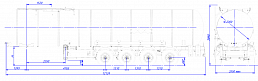 4х осный битумовоз полуприцеп стальной SF4B32.1S_10 - ЗАО «Сеспель»