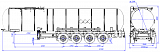 4х осный битумовоз полуприцеп стальной SF4B32.1S_16 - 1 |  ЗАО «Сеспель»