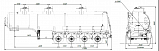 4х осный бензовоз полуприцеп стальной SF4332.3S_19 - 1 |  ЗАО «Сеспель»