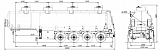 4х осный бензовоз полуприцеп стальной SF4332.4S_20 - 1 |  ЗАО «Сеспель»