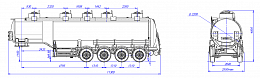 4х осный бензовоз полуприцеп алюминиевый SF4338.5A_06 4х осный бензовоз полуприцеп алюминиевый SF4338.5A_06 - ЗАО «Сеспель»