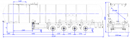 4х осный битумовоз полуприцеп стальной SF4B32.1S_07 - ЗАО «Сеспель»