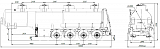 4х осный бензовоз полуприцеп стальной SF4332.4S_22 - 1 |  ЗАО «Сеспель»