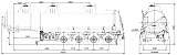4х осный бензовоз полуприцеп стальной SF4332.3S_28 - 1 |  ЗАО «Сеспель»