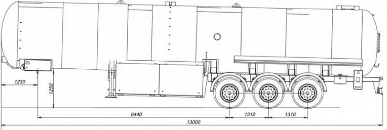 Пропановоз SF3240 - технические характеристики