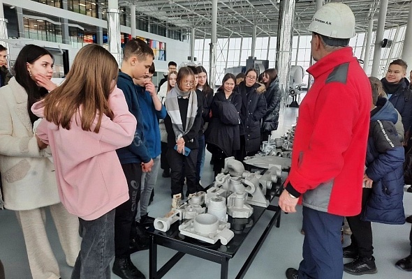 Дни открытых дверей для школьников 8-11 классов Моргаушского муниципального округа Чувашской Республики на заводе «Сеспель».