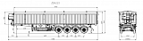 Полуприцеп-зерновоз DB4U55 - 1 |  ЗАО «Сеспель»