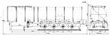 4х осный битумовоз полуприцеп стальной SF4B32.1S_23 - 1 |  ЗАО «Сеспель»