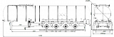 4х осный битумовоз полуприцеп стальной SF4B32.1S_24 - 1 |  ЗАО «Сеспель»