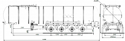4х осный битумовоз полуприцеп стальной SF4B32.1S_24 - ЗАО «Сеспель»