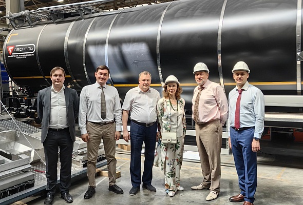 Производство ЗАО «СЕСПЕЛЬ» посетили Руководители компании ООО «НАЦПРОМЛИЗИНГ»