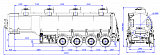 4х осный бензовоз полуприцеп стальной SF4332.4S_03 - 1 |  ЗАО «Сеспель»