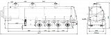 4х осный бензовоз полуприцеп стальной SF4332.3S_25 - 1 |  ЗАО «Сеспель»