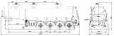 4х осный бензовоз полуприцеп стальной SF4332.3S_18 - 1 |  ЗАО «Сеспель»