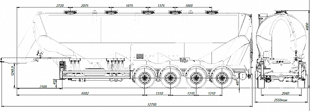 SF4U55_1A_01, 55 м3, 1 отсек, ССУ 1250