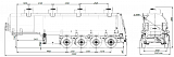 4х осный бензовоз полуприцеп стальной SF4332.4S_17 - 1 |  ЗАО «Сеспель»