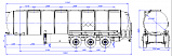 Полуприцеп для перевозки пищевых жидкостей SF3030_4N_02 - 1 |  ЗАО «Сеспель»