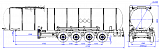 4х осный битумовоз полуприцеп стальной SF4B32.1S_15 - 1 |  ЗАО «Сеспель»