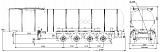 4х осный битумовоз полуприцеп стальной SF4B32.1S_19 - 1 |  ЗАО «Сеспель»