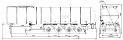 4х осный битумовоз полуприцеп стальной SF4B32.1S_19 - ЗАО «Сеспель»