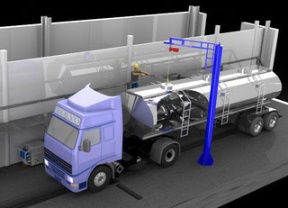 Мойка автоцистерн внутри