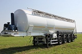 4-х осный полуприцеп для перевозки сыпучих грузов алюминиевый SB4U45 - 4 |  ЗАО «Сеспель»