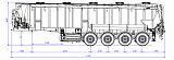 Вакуумный 4-х осный стальной полуприцеп для перевозки сыпучих грузов SB4U28 - 1 |  ЗАО «Сеспель»